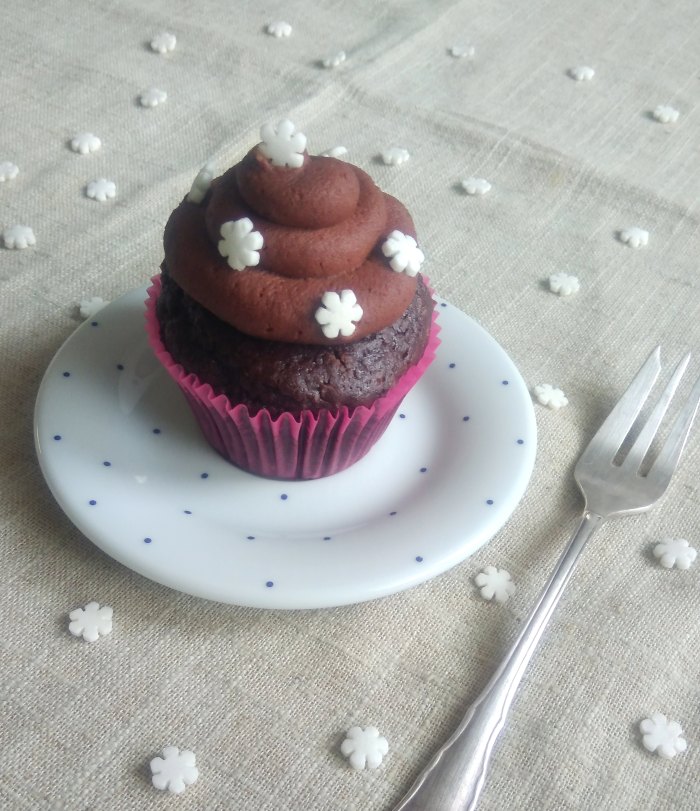 Bezlepkové čokoládové cupcakes-3